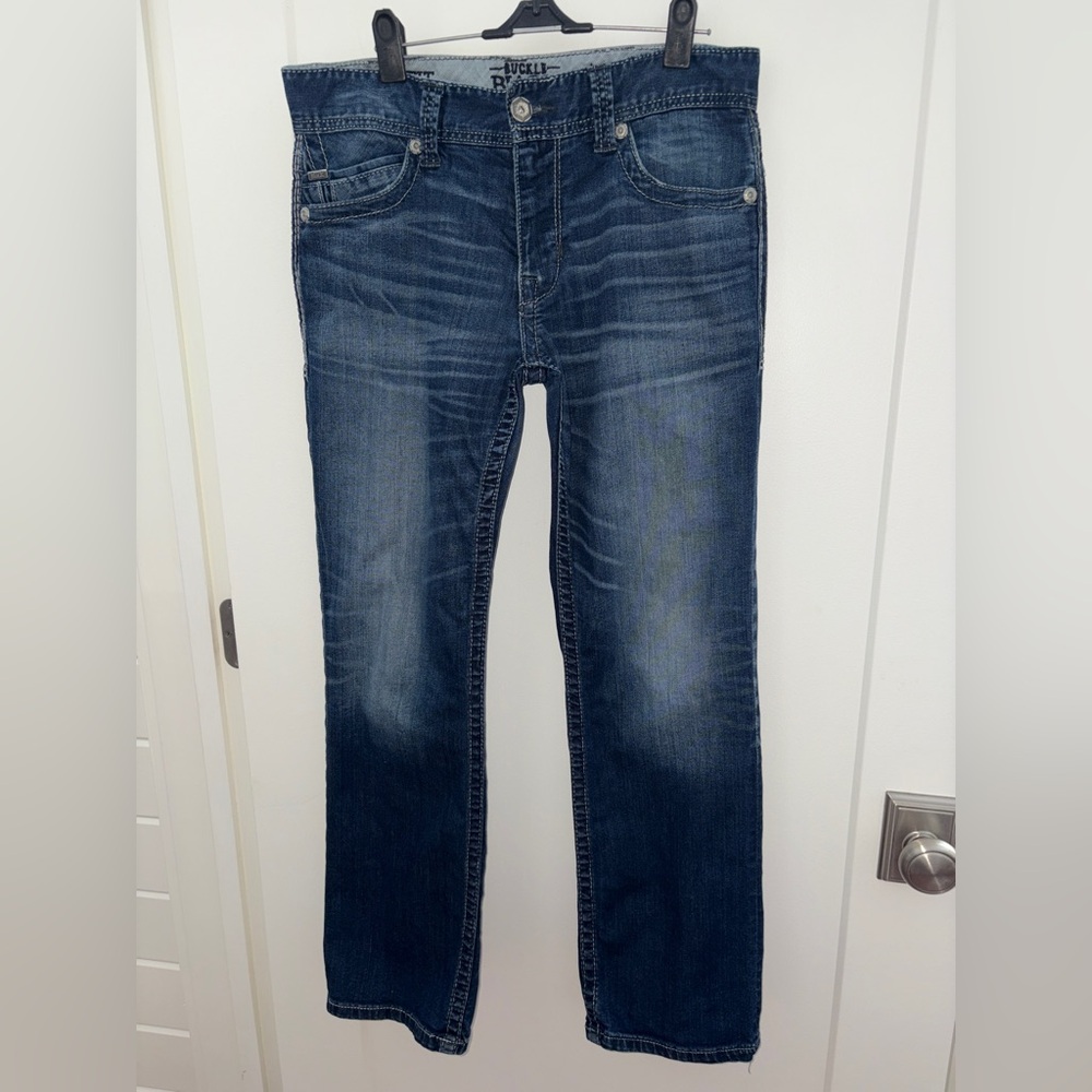 NWOT Buckle Black Fit No 9 stretch boot jeans men's sz 31x30